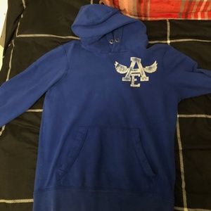 Blue American Eagle Hoodie